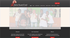 Desktop Screenshot of hannehowardfund.org